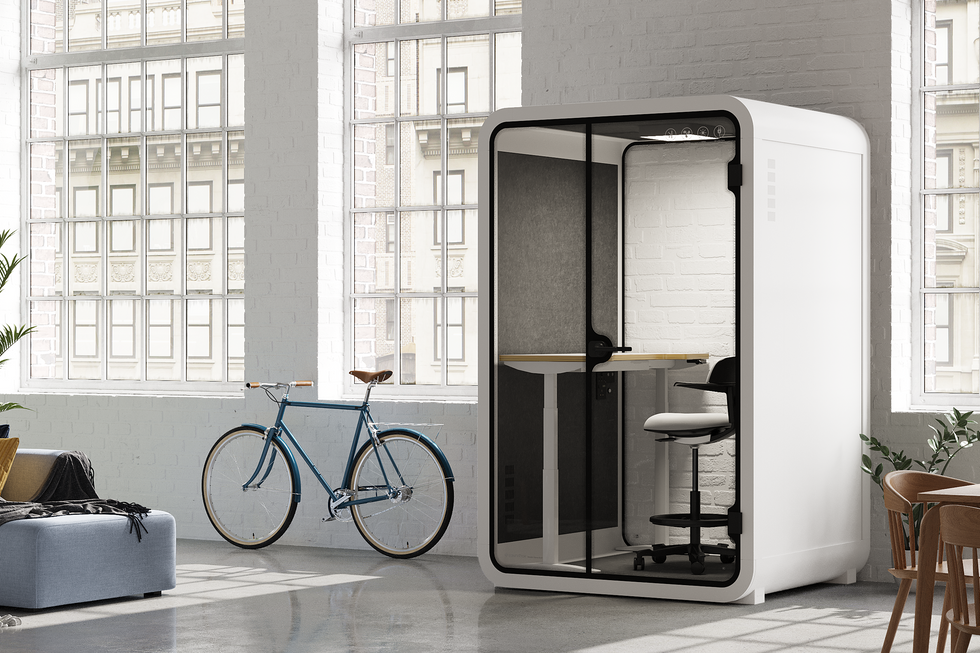 2-person office pods by Sound Box Store – soundproof office pod for private meetings and noise reduction