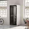 Quell Acoustic Soundproof Plus pod in white, modern office room and workspace