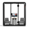 Charcoal Wood Office Pod Quell -Four Person -second view