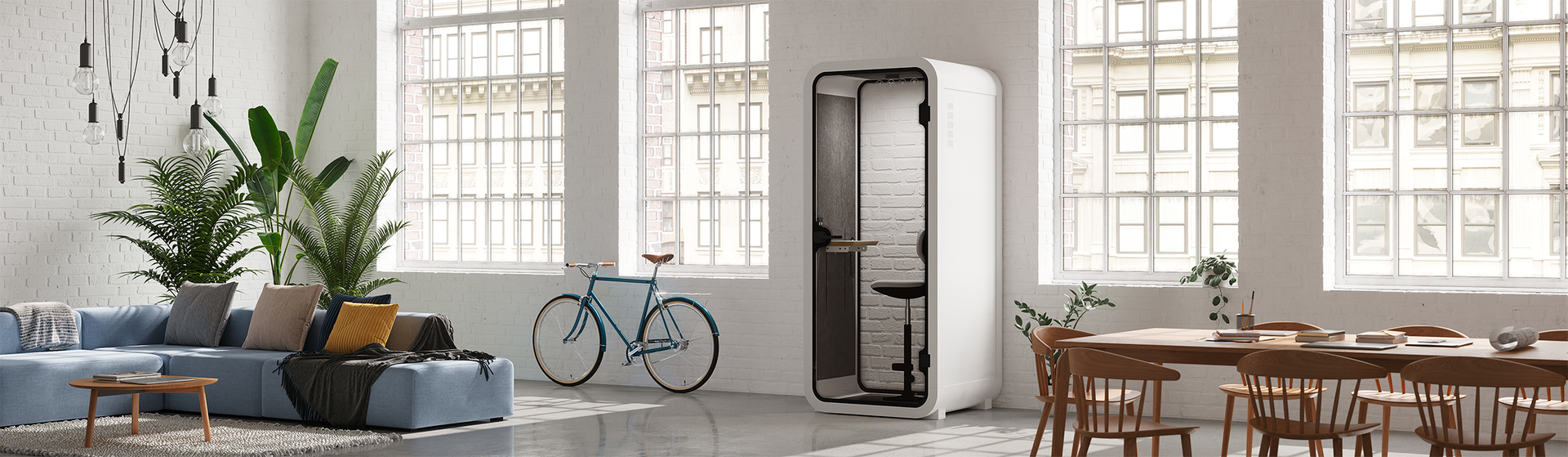 Zoom Rooms and Phone Booths