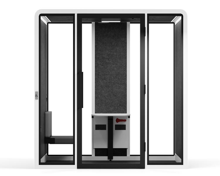 Access Meeting Booth - XLWhite / Bench Furniture Only