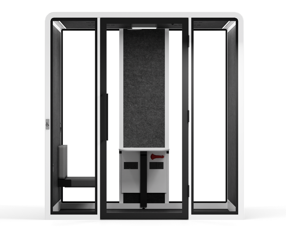 Access Meeting Booth - XLWhite / Bench Furniture Only