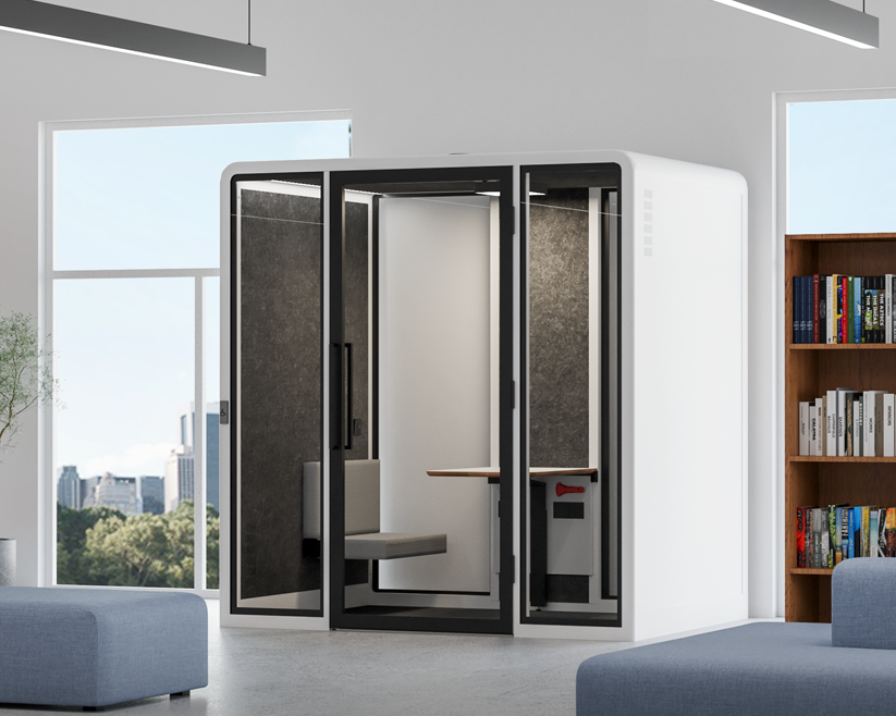 Access Meeting Booth - XLWhite / Bench Furniture Only