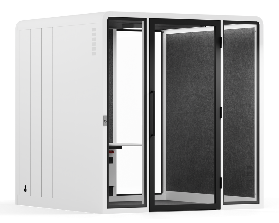 Access Meeting Booth - XLWhite / Bench Furniture Only