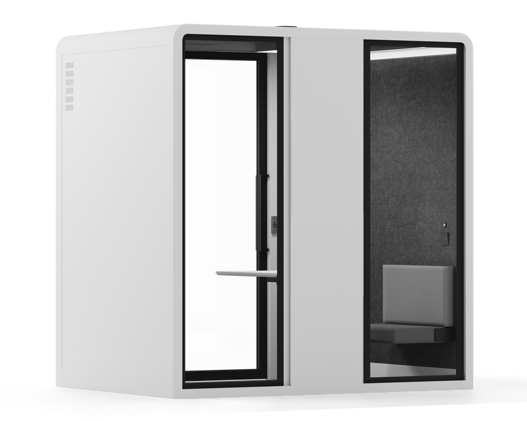 Access Meeting Booth - LargeWhite / Bench Furniture Only