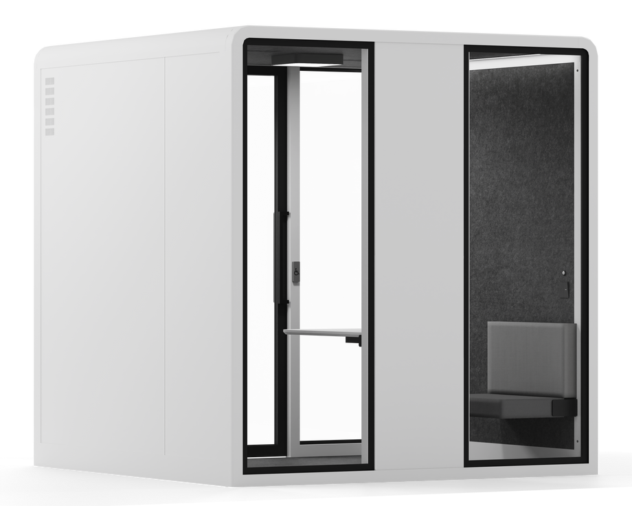 Access Meeting Booth - XLWhite / Bench Furniture Only