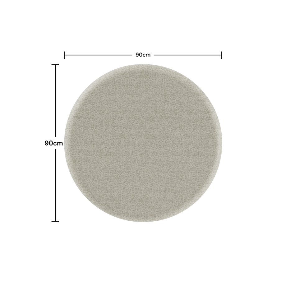 Acoustic Ceiling PanelBeige / 90cm by 90cm / Round