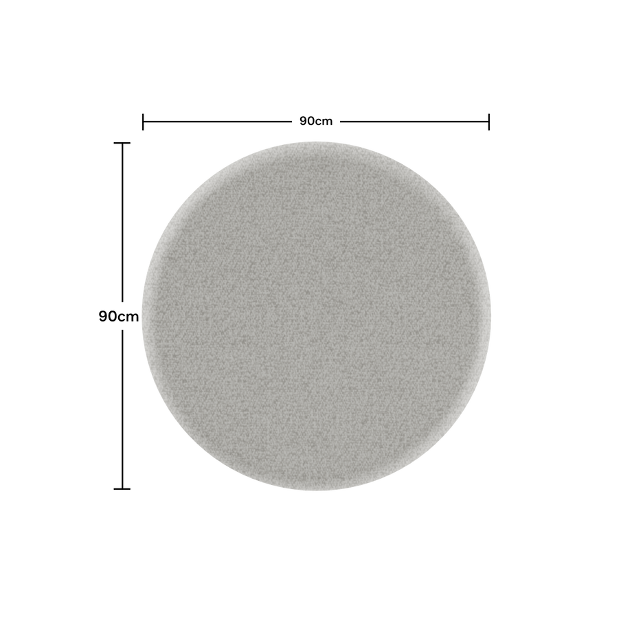 Acoustic Ceiling PanelPebble Grey / 90cm by 90cm / Round