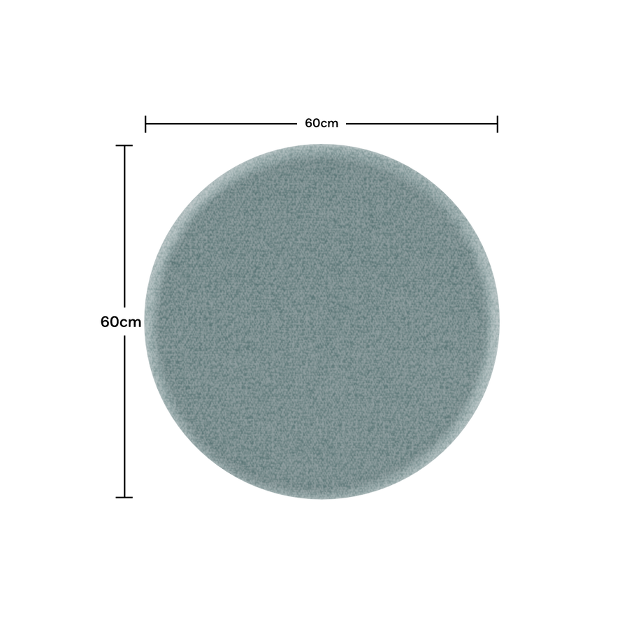Acoustic Ceiling PanelTeal / 60cm by 60cm / Round