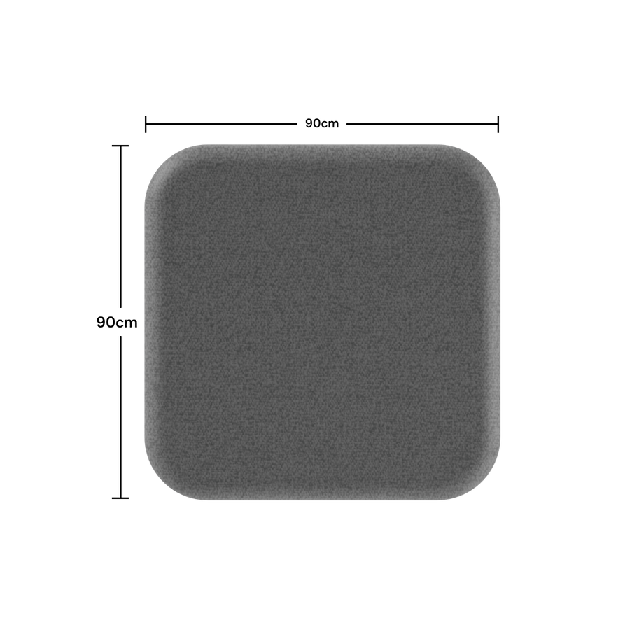 Acoustic Ceiling PanelDark Grey / 90cm by 90cm / Square