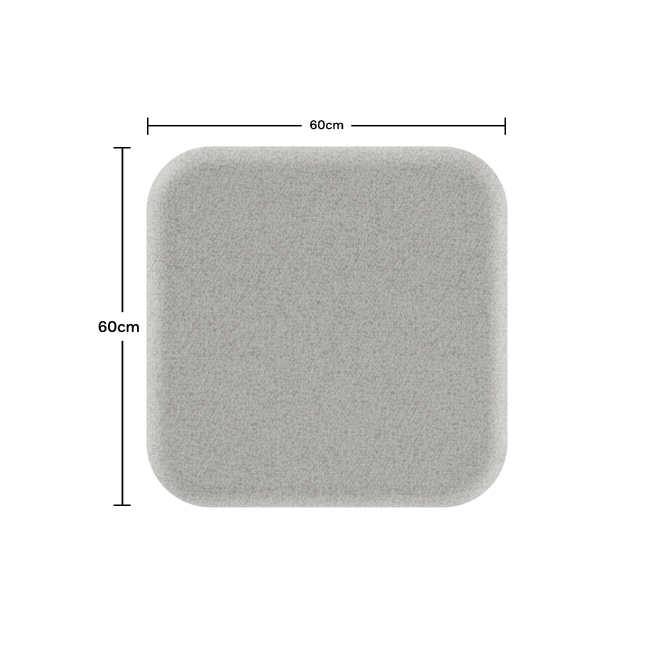 Acoustic Ceiling PanelPebble Grey / 60cm by 60cm / Square
