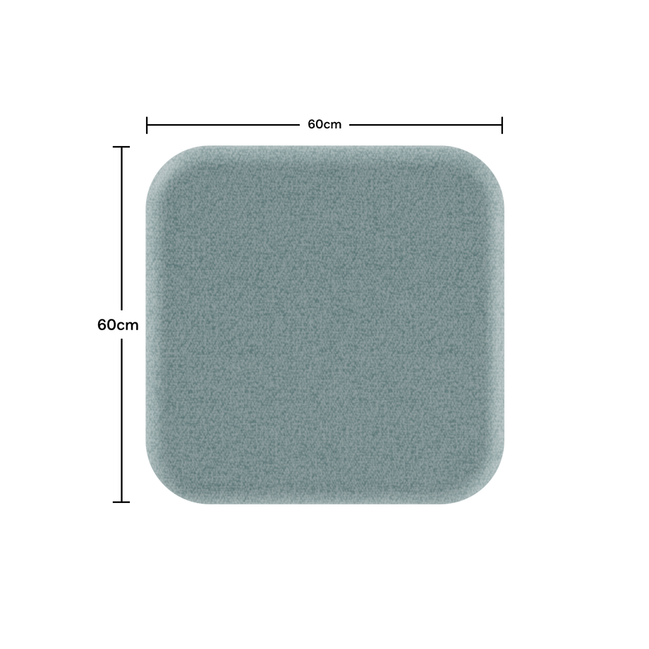 Acoustic Ceiling PanelTeal / 60cm by 60cm / Square