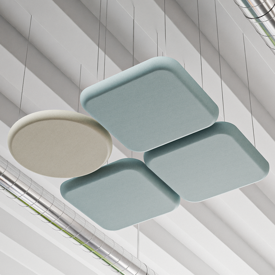 Acoustic Ceiling PanelBeige / 90cm by 90cm / Round