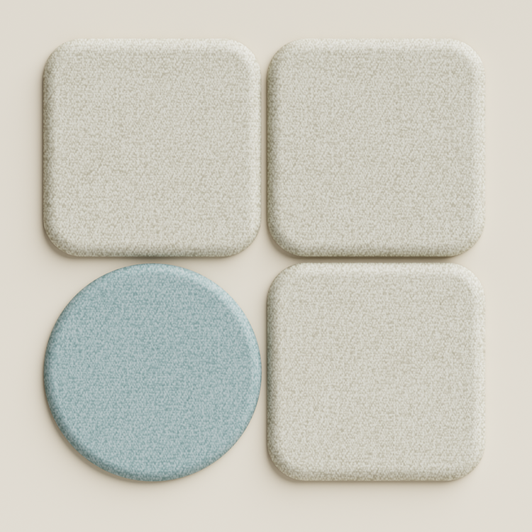 Acoustic Wall PanelBeige / 90cm by 90cm / Square