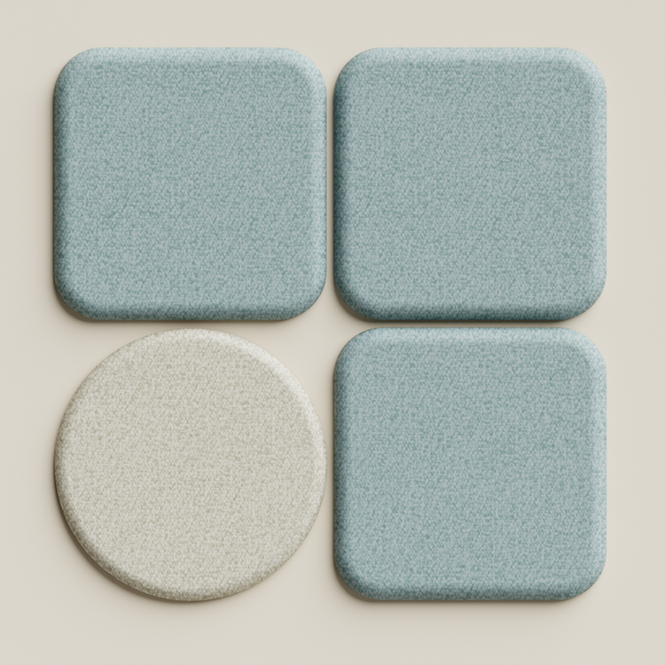 Acoustic Wall PanelTeal / 90cm by 90cm / Square