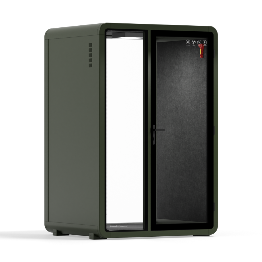 Quell - Quell+ - 2 Person PodDark Green / No Furniture / Dark Gray