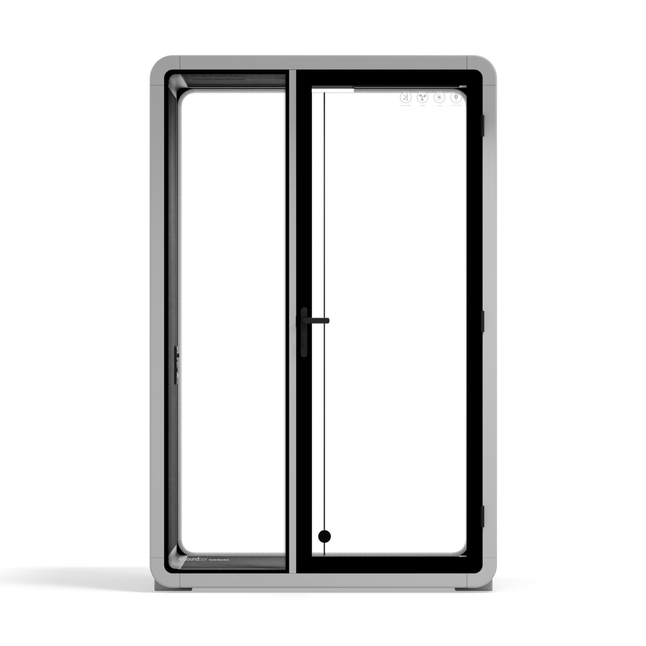 Quell - Quell+ - 2 Person PodLight Grey / No Furniture / Dark Gray