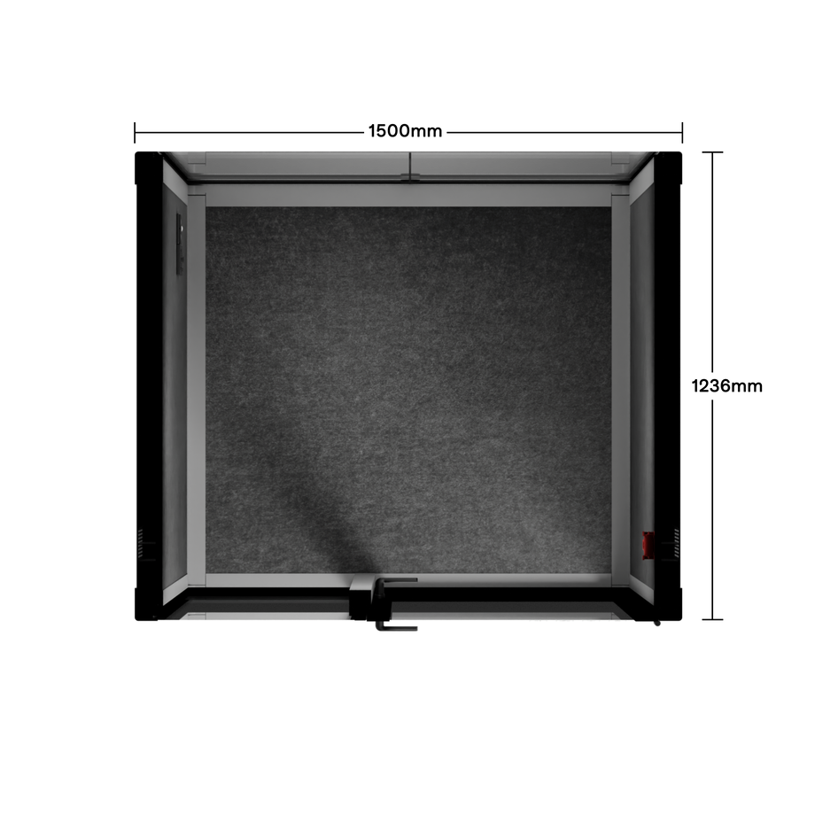 Quell - Quell+ - 2 Person PodLight Grey / No Furniture / Dark Gray