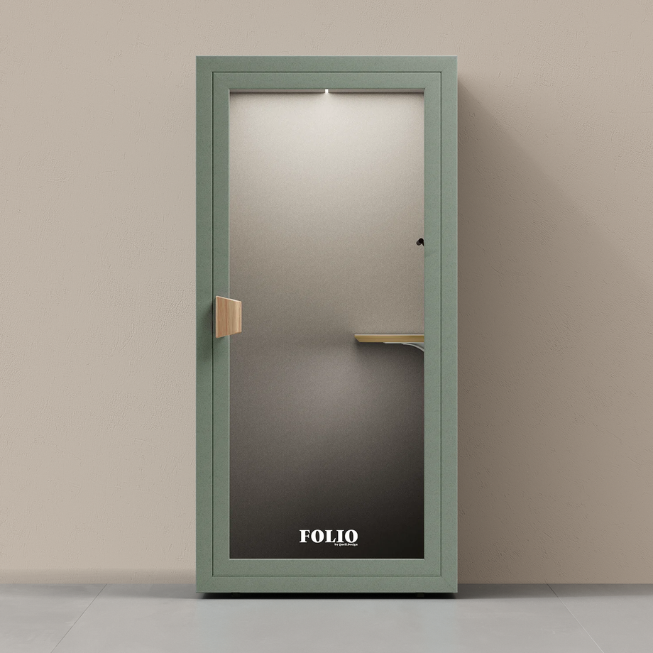 Office Phone Booth Folio - Stand UpFolio Dusty Teal / Furniture Set 1