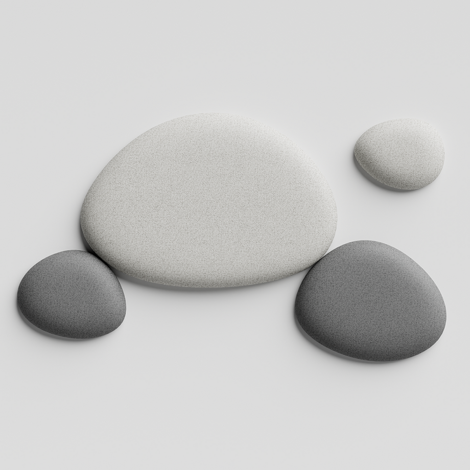 Acoustic Wall PanelPebble Grey / Dark Grey