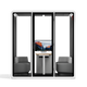 Quell - Quell+ - 6 Person Meeting Booth