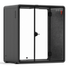 Charcoal Quell Demi Office Pod by Soundbox Store – 2-4 person soundproof booth without furniture, ideal for customization