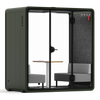 Green Quell 2-4 Person Office Pod by Soundbox Store – soundproof meeting pod with acoustic insulation for privacy