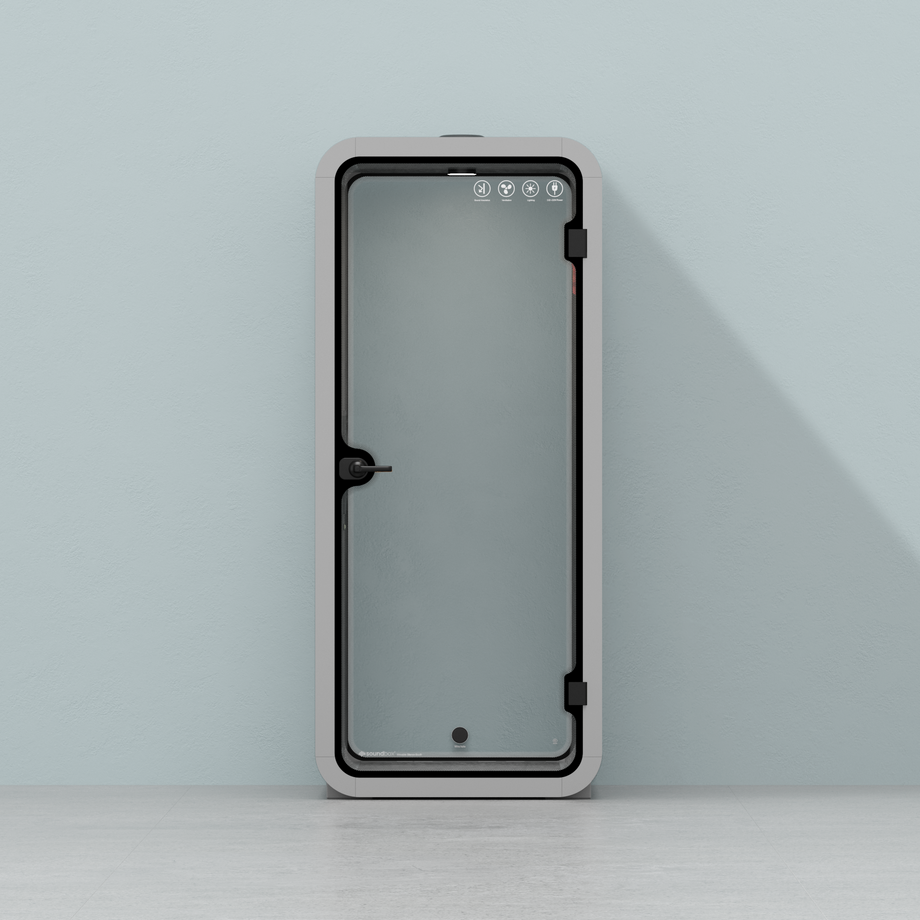 Office Pod Quell FlexLight Grey / No Furniture / Dark Grey