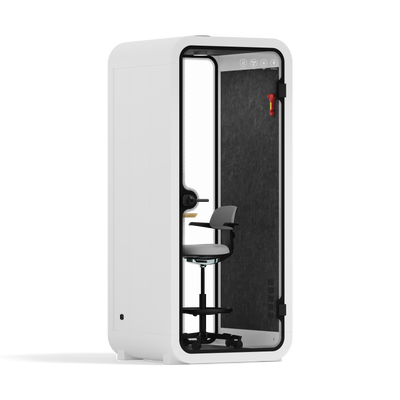 Quell Flex Phone Booth - With Furniture: Tailored for Success