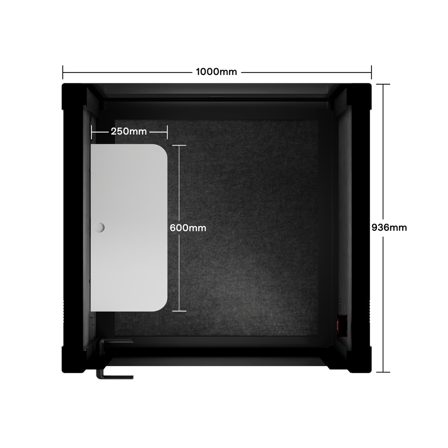 Quell - Flex - Quell+ - SoloBlack / No Furniture / Dark Grey