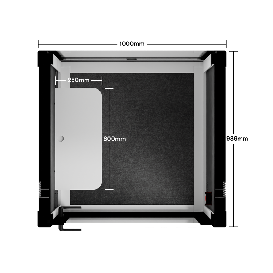 Quell - Flex - Quell+ - SoloWhite / No Furniture / Dark Grey