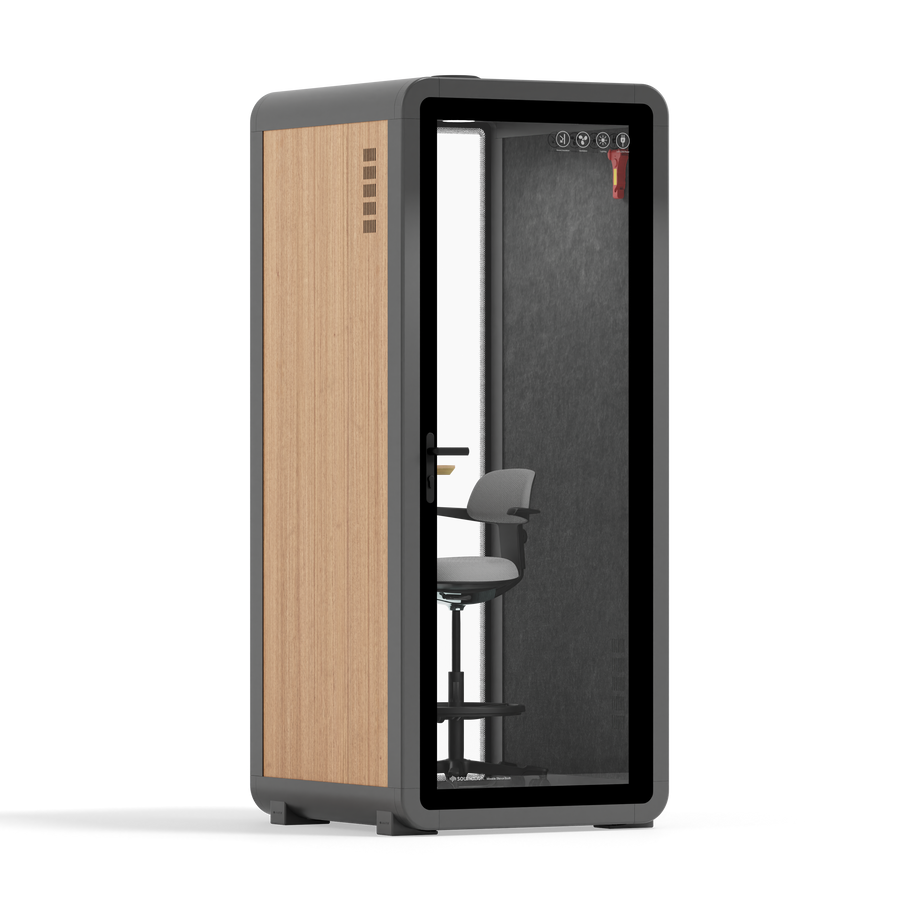 Quell - Flex - Quell+ - SoloWooden / With Furniture / Dark Grey