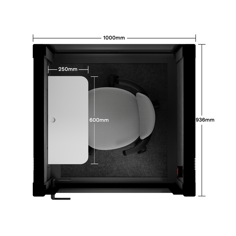 Quell - Flex - Quell+ - SoloWooden / With Furniture / Dark Grey