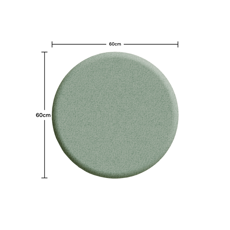 Acoustic Wall PanelTeal / 60cm by 60cm / Round