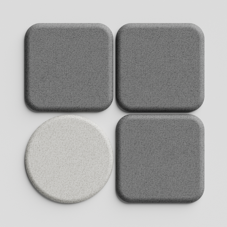 Acoustic Wall PanelDark Grey / 60cm by 60cm / Square