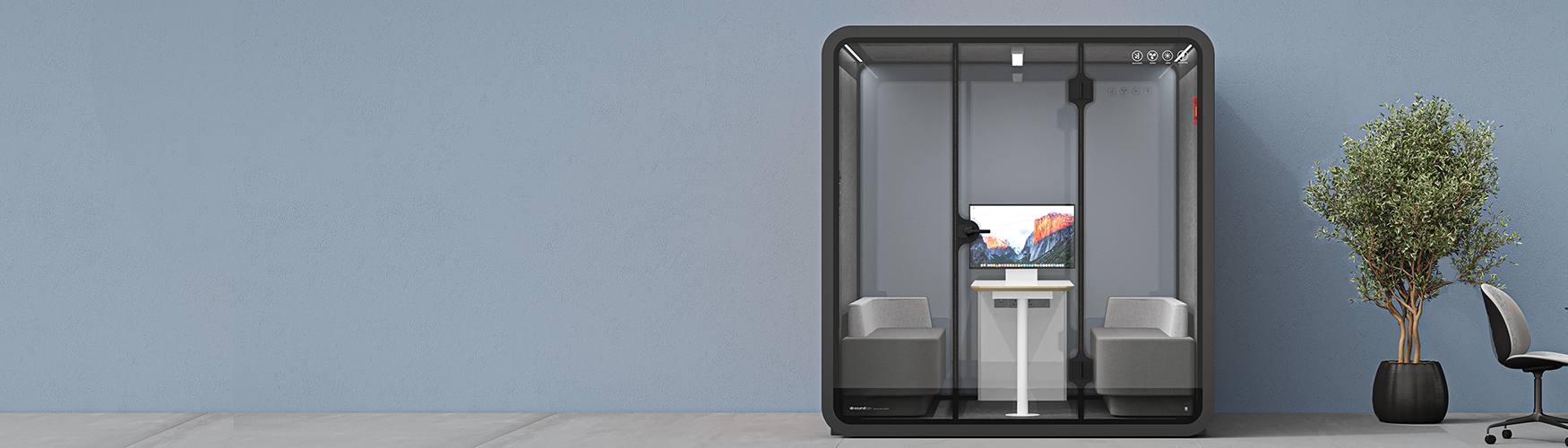 6 Person Meeting Booth