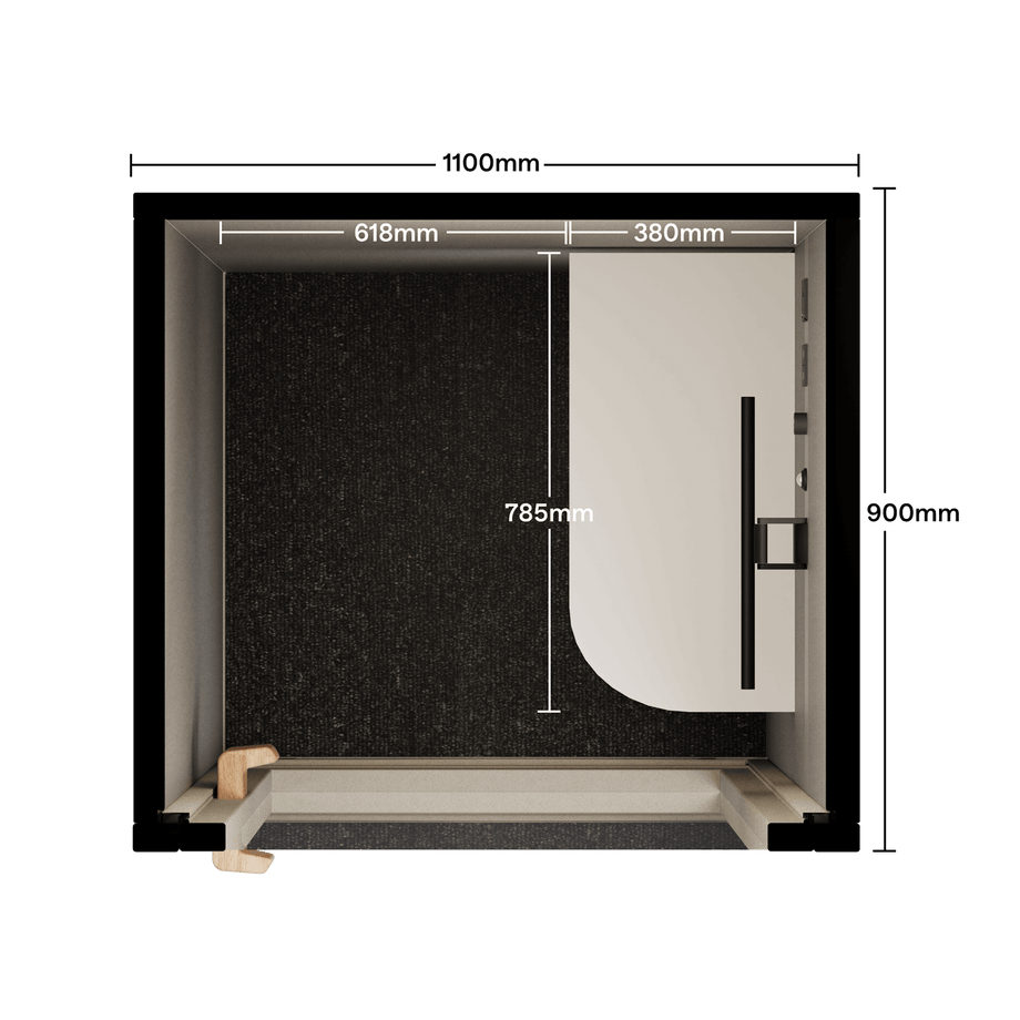 Office Phone Booth Folio - Stand UpFolio Beige / Furniture Set 1