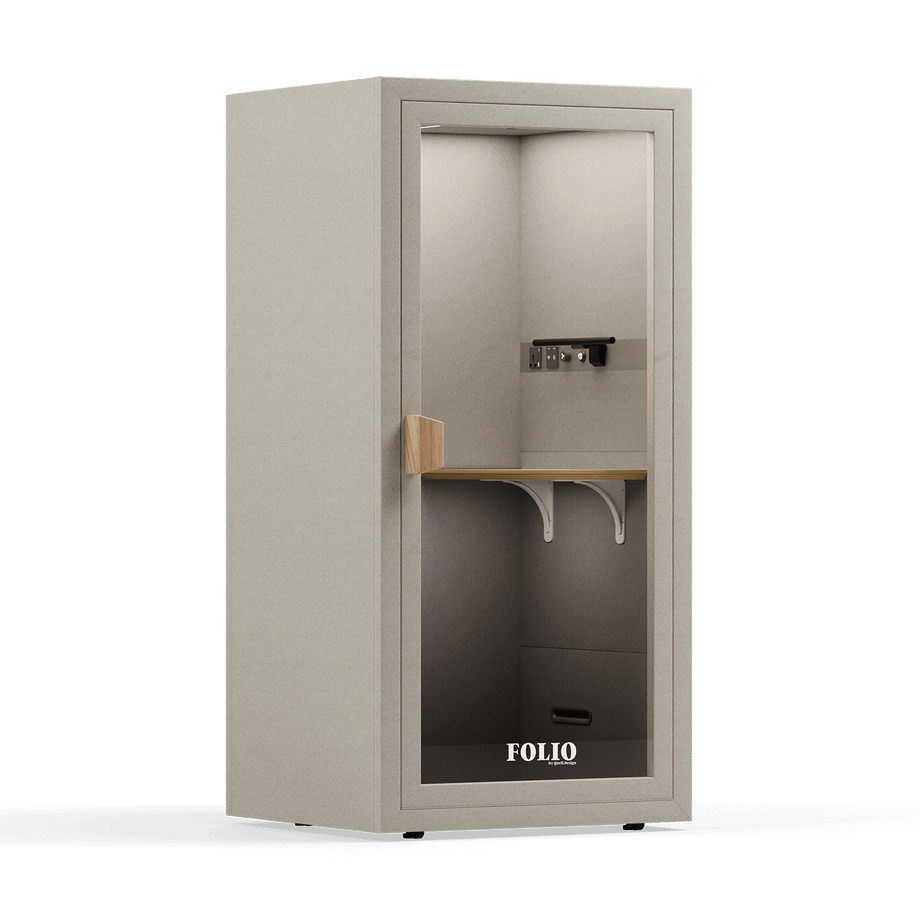 Office Phone Booth Folio - Stand UpFolio Beige / Furniture Set 1