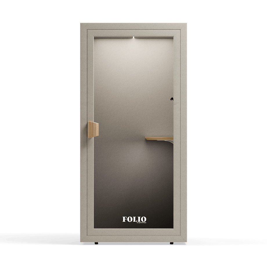 Office Phone Booth Folio - Stand UpFolio Beige / Furniture Set 1