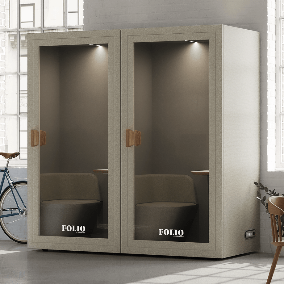 Office Phone Booth FolioFolio Beige