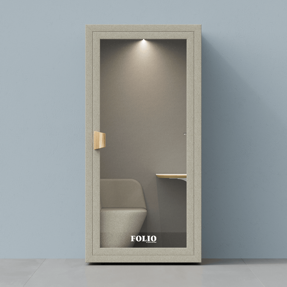 Office Phone Booth FolioFolio Beige