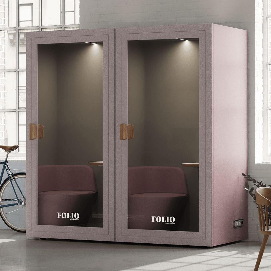 Office Phone Booth FolioFolio Blush