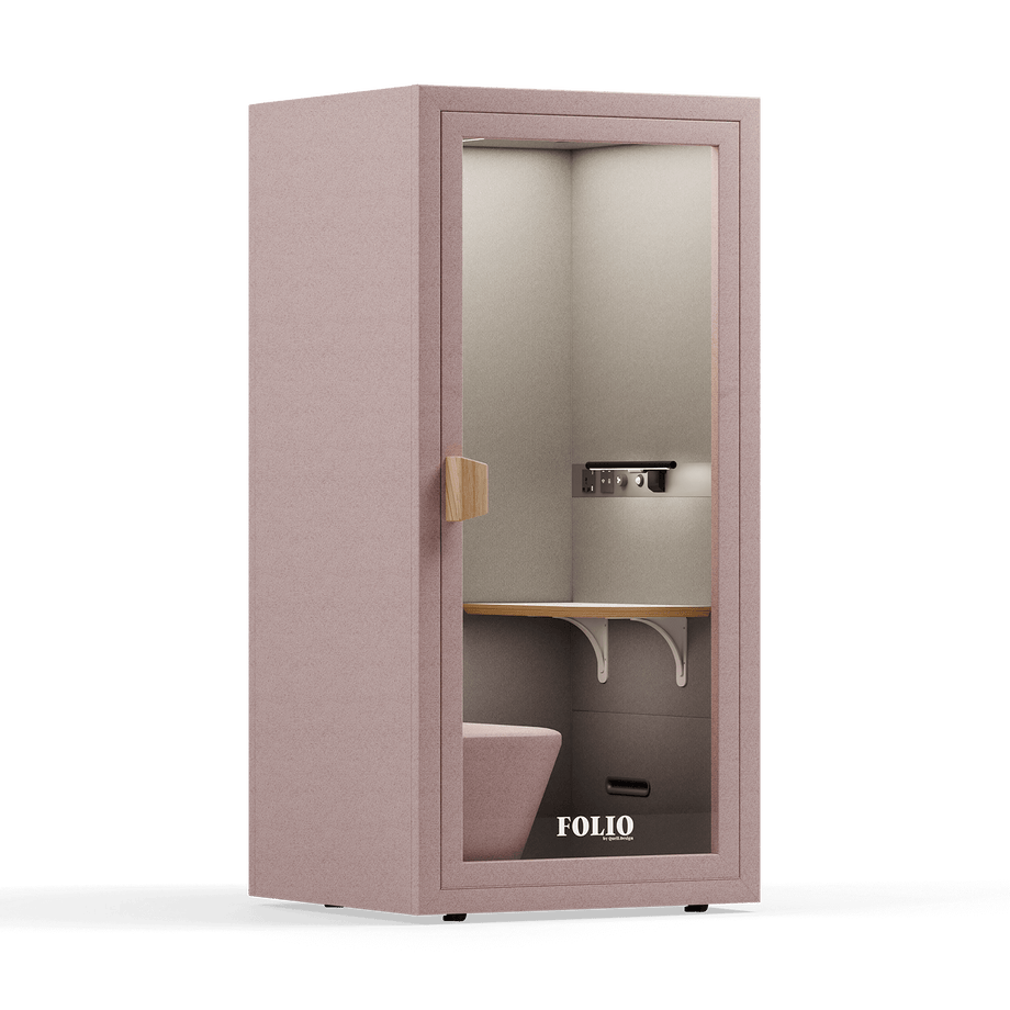 Office Phone Booth FolioFolio Blush