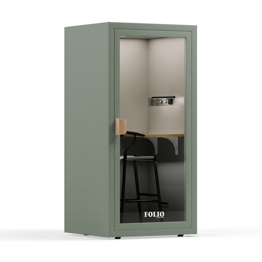 Office Phone Booth Folio - Stand UpFolio Dusty Teal / Furniture Set 2