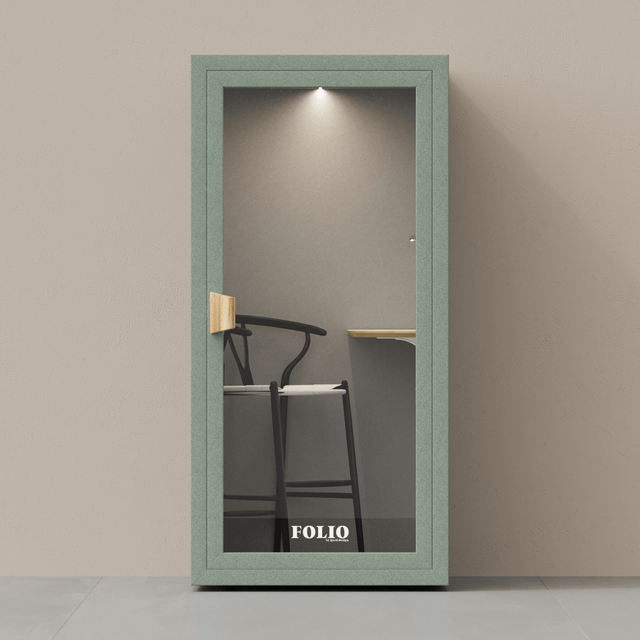 Office Phone Booth Folio - Stand UpFolio Dusty Teal / Furniture Set 2